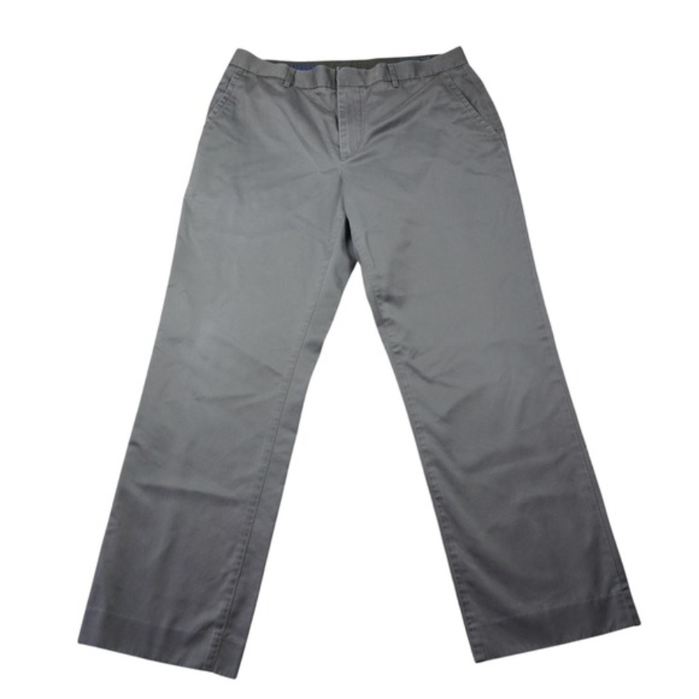 Bonobos‎ Mens 36x29 Straight Fit Friday Chinos Charcoal Gray Cotton Pants Casual